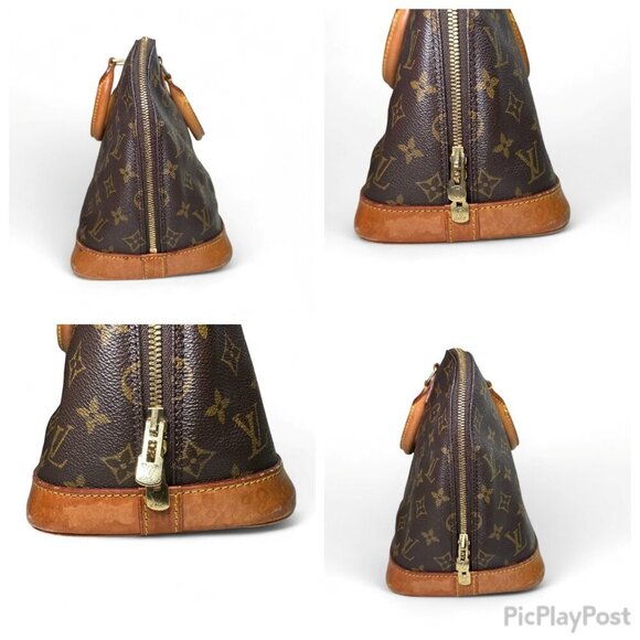 Louis Vuitton Monogram Alma PM Brown Canvas Handbag - Picture 5 of 16